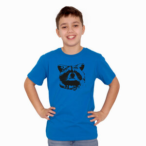 "Waschbär" Kinder T-Shirt Baumwolle (kbA) - HANDGEDRUCKT