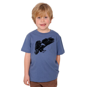 "Weißkopfseeadler" Unisex  Kinder-T-Shirt  - HANDGEDRUCKT