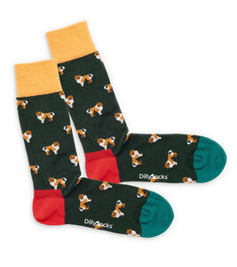 Socken Who Let The Dogs Out aus Biobaumwoll-Mix - DillySocks