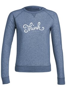Damen Sweatshirt aus Bio-Baumwolle "Think Offline" - University of Soul