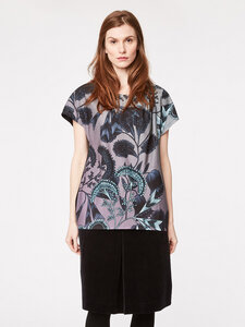 Jacobean Tencel Print Top  - Thought