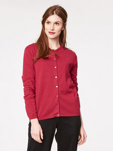 Morgan Wolle Cardigan - ruby - Thought