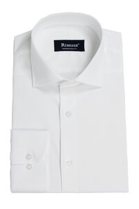Herren Hemd aus Bio-Baumwolle slim fit Business Hemd - RIBESSE
