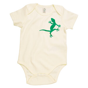 "2 Geckos" Baby Body - HANDGEDRUCKT