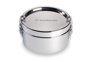 Ecolinda "DAILY" 700ml - Handgefertigte, Auslaufsichere Edelstahl Lunchbox - ecolinda