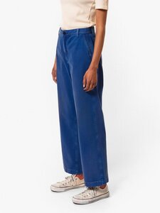 Wendy Herringbone Pants - Blue - Nudie Jeans