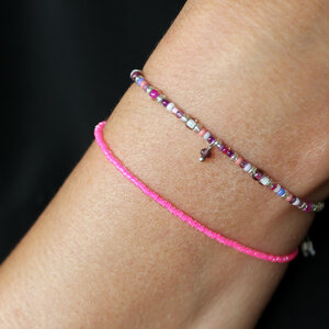 Armband-Set Pink Wildflower - juni
