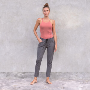 HOSE SIDNEY - Coole&bequeme Yoga-& Loungewear-Hose, elastisches, dünnes French Terry Sweat Stoff - Jaya