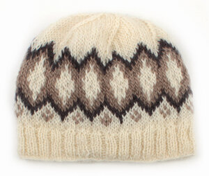 Damen-Mütze aus reiner Schurwolle mit Fleece-Futter, Einheitsgröße - El Puente
