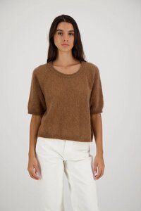 Les Racines Du Ciel - Pullover Short Sleeve Sweater - Les Racines Du Ciel