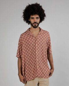 Parasol Aloha Shirt Dunkelorange - Brava Fabrics