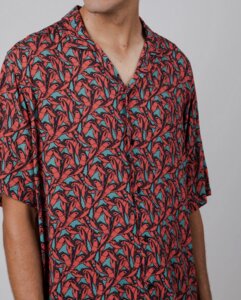 Lobster Aloha Shirt Rot - Brava Fabrics