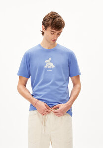 AADONI RAABIT CLOUD - Herren T-Shirt Relaxed Fit aus Bio-Baumwolle - ARMEDANGELS