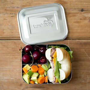 Edelstahl Bento Box Medium - Trio - LunchBots