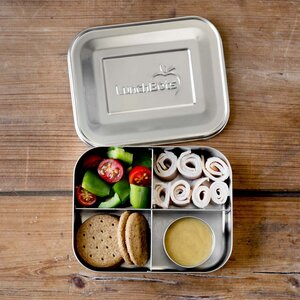 Edelstahl Bento Box Medium - Quad - LunchBots