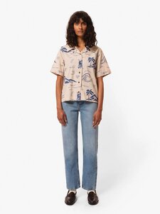 Moa Waves Bluse - Nudie Jeans