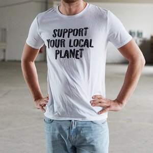 "Support your local planet" T-Shirt - Original Unverpackt