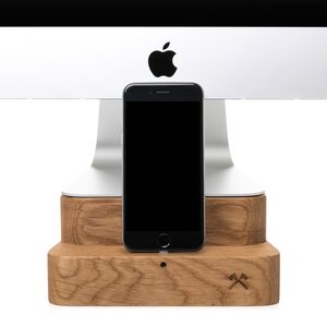 EcoFoot Dock iMac Stand. Halterung aus echtem Holz - Woodcessories