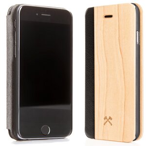 iPhone Hülle EcoFlip Hülle aus Holz mit natürlicher Lederoptik - Woodcessories