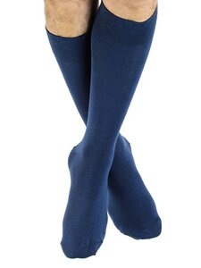 Damen Herren Strümpfe 5 Farben Bio-Baumwolle Socken längere bunt Höhe - Albero
