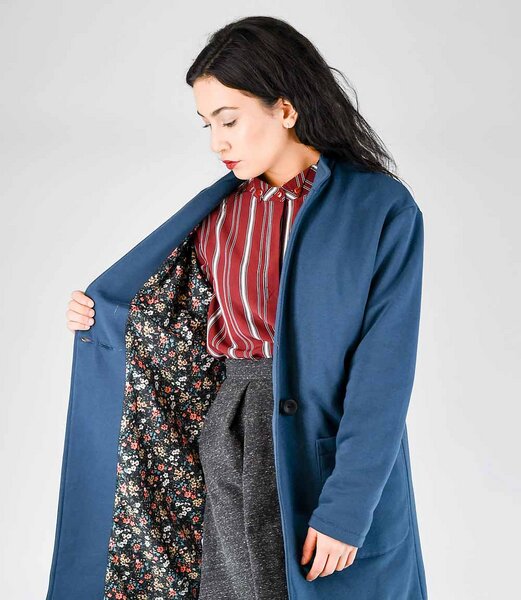 Fleecejacke Damen Cardigan - Lässiger Street Style Mit Taschen