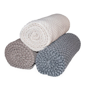 Kuscheldecke 100% Baumwolle Wohndecke Plaid 150 x 200 XXL - RELAXFAIR