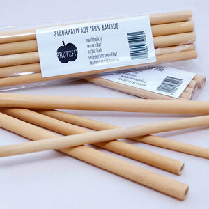 Bambus Strohhalme, wiederverwendbar - Brotzeit