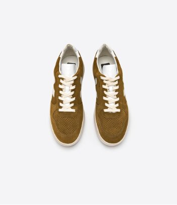veja v10 suede camel white