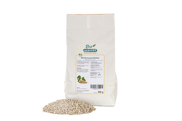 BioLeckerli BIO Buchweizen flocken 500g für Hunde und Katzen