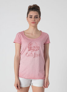 Bedrucktes Katzen T-Shirt aus Bio-Baumwolle - ORGANICATION