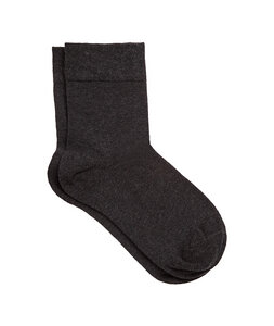12 Paar Socken 5 Farben 95% Bio-Baumwolle schwarz grau anthrazit - Roots