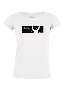 T-Shirt - Damen - Amorous "Time runs" - white - Human Family