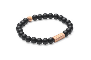 Perlenarmband Nox Zebrano Bracelet - BeWooden
