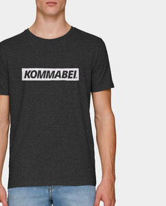 Herren T-Shirt Block Logo Kommabei - Kommabei