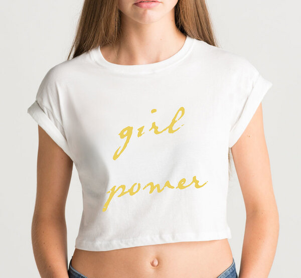 WarglBlarg! girl power Crop Top Avocadostore
