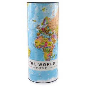 Weltpuzzle Englisch THE WORLD 1000 Teile - Die gesamte World 68 x 48 cm - Extragoods