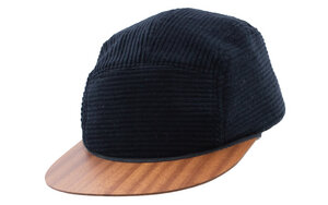 Cord Cap mit edlem Holzschild - Made in Germany - Lou-i