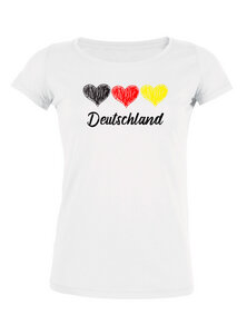 Damen Rundhals T-Shirt "WM - Team Germany" - Human Family