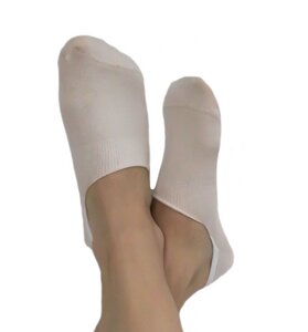 3 Paar Füßlinge Invisible Bio-Baumwolle Sneaker Ballerina Footies  - Albero