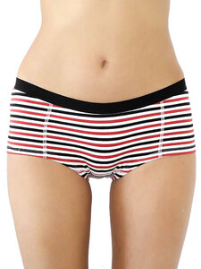Damen Boyshort Hot Pants 2 Farben Bio-Baumwolle Slip Panty - Albero Natur