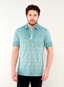 Garment Dyed Poloshirt aus Bio-Baumwolle mit Brusttasche - ORGANICATION