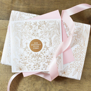 Geschenkverpackungs-Set zur Hochzeit - Bow & Hummingbird